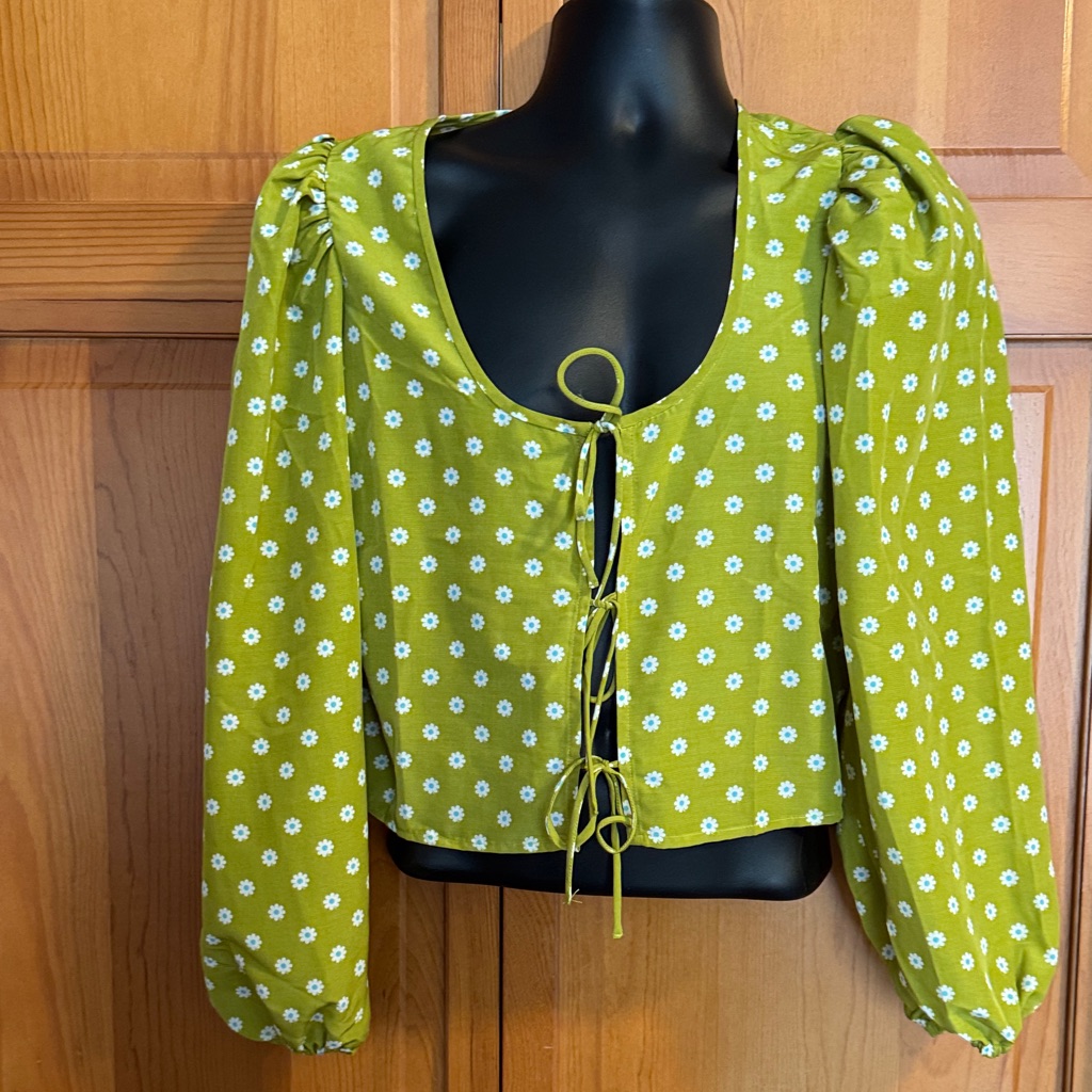 Levi's Olive Floral Women's Blouse